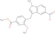 Methyl 3-methoxy-4-[(1-methyl-5-nitro-1H-indol-3-yl)methyl]benzoate