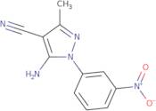 5-Amino-4-cyano-3-methyl-1-(3-nitrophenyl)pyrazole