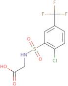 2-[2-Chloro-5-(trifluoromethyl)benzenesulfonamido]acetic acid