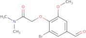 2-(2-Bromo-4-formyl-6-methoxyphenoxy)-N,N-dimethylacetamide