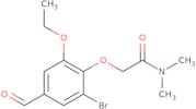 2-(2-Bromo-6-ethoxy-4-formylphenoxy)-N,N-dimethylacetamide