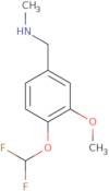 {[4-(Difluoromethoxy)-3-methoxyphenyl]methyl}(methyl)amine