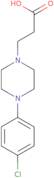 3-[4-(4-chlorophenyl)piperazin-1-yl]propanoic acid