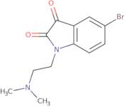 5-Bromo-1-[2-(dimethylamino)ethyl]-2,3-dihydro-1H-indole-2,3-dione