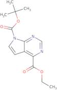 7-tert-Butyl 4-ethyl 7H-pyrrolo[2,3-d]pyrimidine-4,7-dicarboxylate