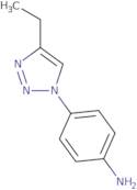 4-(4-Ethyl-1H-1,2,3-triazol-1-yl)aniline