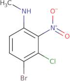 4-Bromo-3-chloro-N-methyl-2-nitroaniline