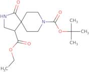 1-Oxo-2,8-diaza-spiro[4.5]decane-4,8-dicarboxylic acid 8-tert-butyl ester 4-ethyl ester