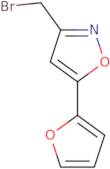 3-(bromomethyl)-5-(furan-2-yl)-1,2-oxazole