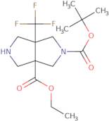 6A-Trifluoromethyl-Tetrahydro-Pyrrolo[3,4-C]Pyrrole-2,3A-Dicarboxylic Acid 2-Tert-Butyl Ester 3A-E…