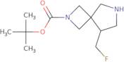 tert-Butyl 5-(fluoromethyl)-2,7-diazaspiro[3.4]octane-2-carboxylate