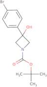 tert-Butyl 3-(4-bromophenyl)-3-hydroxyazetidine-1-carboxylate