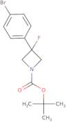 tert-Butyl 3-(4-bromophenyl)-3-fluoroazetidine-1-carboxylate