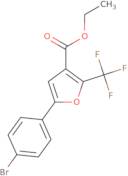 5-(4-Bromo-phenyl)-2-trifluoromethyl-furan-3-carboxylic acid ethyl ester