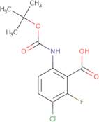 6-tert-Butoxycarbonylamino-3-chloro-2-fluoro-benzoic acid