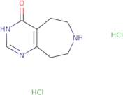3H,4H,5H,6H,7H,8H,9H-Pyrimido[4,5-d]azepin-4-one dihydrochloride