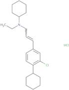 N-Cyclohexyl-N-ethyl-3-(3-chloro-4-cyclohexylphenyl)propen-2-ylamine hydrochloride