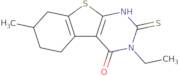 4-Ethyl-11-methyl-5-sulfanyl-8-thia-4,6-diazatricyclo[7.4.0.0,2,7]trideca-1(9),2(7),5-trien-3-one