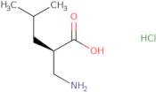 (R)-2-(aminomethyl)-4-methylpentanoic acid hydrochloride