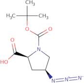 (2S,4S)-1-BOC-4-Azidopyrrolidine-2-carboxylic acid