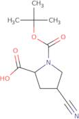 (2R,4S)-1-(tert-Butoxycarbonyl)-4-cyanopyrrolidine-2-carboxylic acid