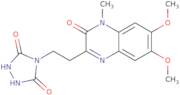 4-[2-(3,4-Dihydro-6,7-dimethoxy-4-methyl-3-oxo-2-quinoxalinyl)ethyl]-1,2,4-triazolindine-3,5-dione