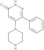 6-Phenyl-5-piperazino-3(2H)-pyridazinone