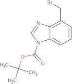 tert-butyl 4-(bromomethyl)-1H-benzo[d]imidazole-1-carboxylate