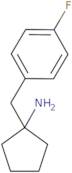 1-[(4-Fluorophenyl)methyl]cyclopentan-1-amine