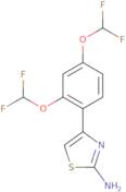 4-[2,4-Bis(difluoromethoxy)phenyl]-1,3-thiazol-2-amine