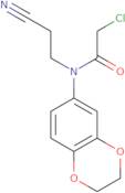 2-Chloro-N-(2-cyanoethyl)-N-(2,3-dihydro-1,4-benzodioxin-6-yl)acetamide
