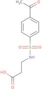 3-(4-Acetylbenzenesulfonamido)propanoic acid