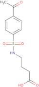 4-(4-Acetylbenzenesulfonamido)butanoic acid