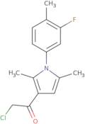 2-Chloro-1-[1-(3-fluoro-4-methylphenyl)-2,5-dimethyl-1H-pyrrol-3-yl]ethan-1-one