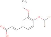 (2E)-3-[4-(Difluoromethoxy)-3-ethoxyphenyl]prop-2-enoic acid