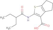 2-(2-Ethylbutanamido)-4H,5H,6H-cyclopenta[b]thiophene-3-carboxylic acid