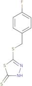 5-{[(4-Fluorophenyl)methyl]sulfanyl}-1,3,4-thiadiazole-2-thiol