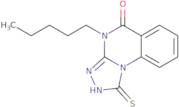 4-Pentyl-1-sulfanyl-4H,5H-[1,2,4]triazolo[4,3-a]quinazolin-5-one