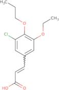 (2E)-3-(3-Chloro-5-ethoxy-4-propoxyphenyl)prop-2-enoic acid