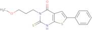 3-(3-Methoxypropyl)-6-phenyl-2-sulfanyl-3H,4H-thieno[2,3-d]pyrimidin-4-one