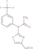 N-(4-Formyl-1,3-thiazol-2-yl)-N-[3-(trifluoromethyl)phenyl]acetamide