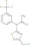 N-[4-(Chloromethyl)-1,3-thiazol-2-yl]-N-[3-(trifluoromethyl)phenyl]acetamide