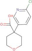 4-(6-Chloropyridin-3-yl)oxane-4-carboxylic acid