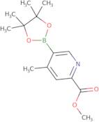 Methyl 4-methyl-5-(4,4,5,5-tetramethyl-1,3,2-dioxaborolan-2-yl)pyridine-2-carboxylate