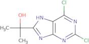 2-(2,6-Dichloro-9H-purin-8-yl)propan-2-ol