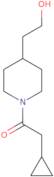 2-Cyclopropyl-1-(4-(2-hydroxyethyl)piperidin-1-yl)ethan-1-one