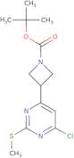 Tert-Butyl 3-(6-Chloro-2-(Methylthio)Pyrimidin-4-Yl)Azetidine-1-Carboxylate