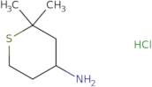 2,2-Dimethylthian-4-amine hydrochloride