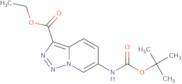 Ethyl 6-((tert-butoxycarbonyl)amino)-[1,2,3]triazolo[1,5-a]pyridine-3-carboxylate