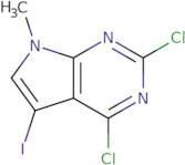 2,4-dichloro-5-iodo-7-methyl-7H-pyrrolo[2,3-d]pyrimidine